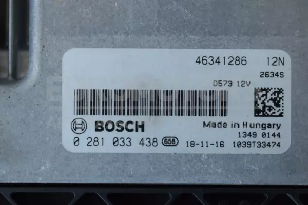 Блок управления двигателем (полный комплект зажигания) Fiat Doblo 1.6MJet 2010 0281033438 it-13490 Дизель - 4
