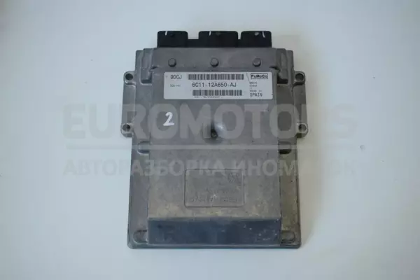 Блок управления двигателем Ford Transit 2.4tdci 2006-2013 6C11-12A650-AJ it-13495 Дизель euromotors.com.ua