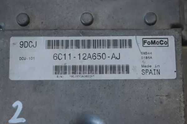 Блок керування двигуном Ford Transit 2.4tdci 2006-2013 6C11-12A650-AJ it-13495 Дизель - 2