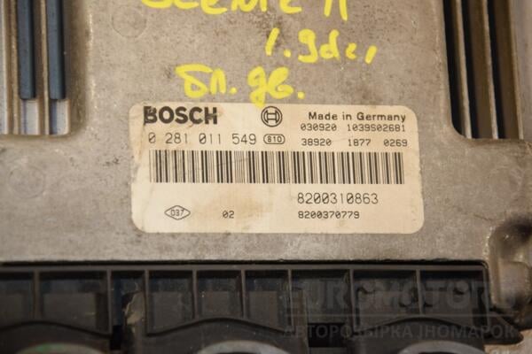 Блок управления двигателем Renault Scenic 1.9dCi (II) 2003-2009 8200310863 398597 - 2