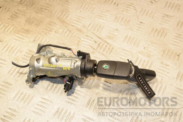 Замок запалювання в зборі ключ Skoda Octavia (A5) 2004-2013 1K0905851B 398623 euromotors.com.ua