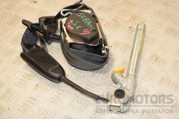 Ремінь безпеки передній лівий з піропатроном Renault Scenic (III) 2009-2015 868850012R 400112 euromotors.com.ua