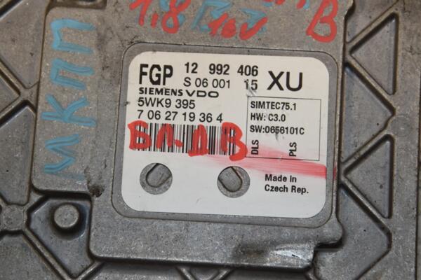 Блок керування двигуном Opel Zafira 1.8 16V (B) 2005-2011 12992406 400118 - 2