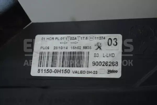 Ліва фара Peugeot 108 1.0 2014 81150-0H150 it-13493 Бензин - 4