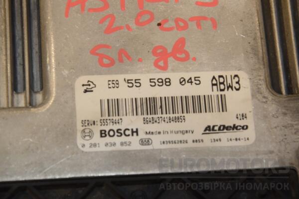 Блок управления двигателем Opel Astra 2.0cdti (J) 2009-2015 55598045 400822 - 2