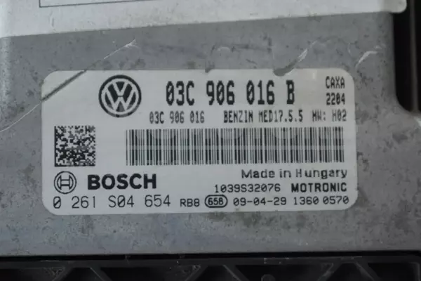 Блок керування двигуном VW Scirocco 2008-2017 03C906016B it-13552 Бензин - 2