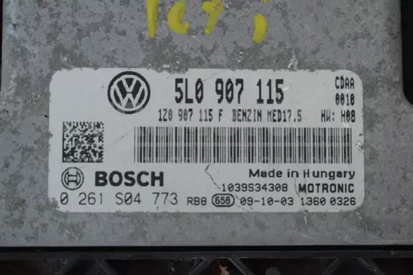 Блок керування двигуном Skoda Yeti 2009 5L0907115 it-13553 Бензин - 2