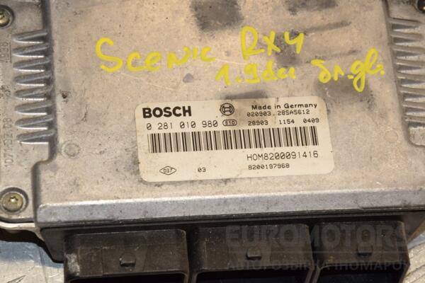 Блок керування двигуном Renault Scenic 1.9dCi (RX4) 2000-2003 8200091416 401798 - 2