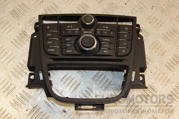 Панель управления магнитолой Opel Astra (J) 2009-2015 13406665 401810 euromotors.com.ua