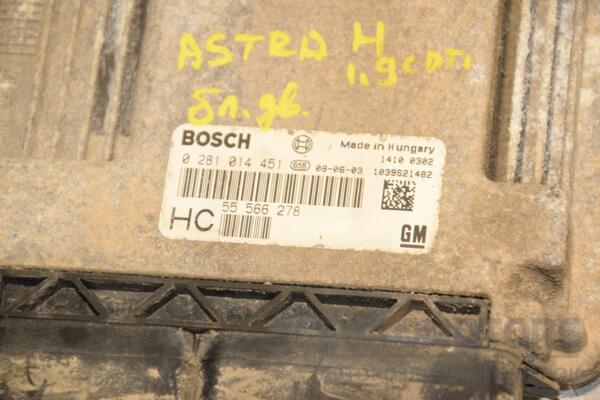 Блок керування двигуном Opel Astra 1.9cdti (H) 2004-2010 0281014451 401867 - 2