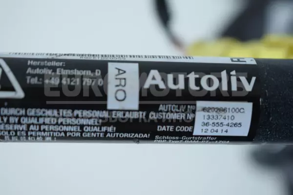 Передний правый ремень безопасности Opel Astra 1.7 Cdti (J) 2009-2015 624131900 it-13559 Дизель - 3