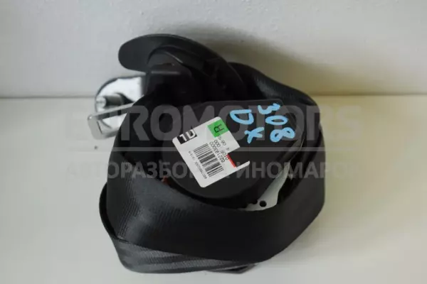 Передний правый ремень безопасности Peugeot 308 2.0 TDI (T9) 2013-2021 622193000 it-13586 Дизель euromotors.com.ua