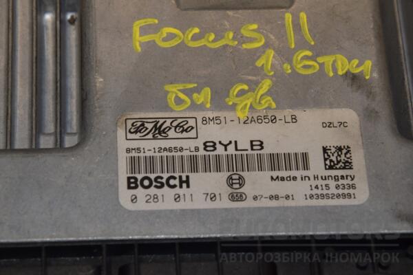 Блок управления двигателем Ford Focus 1.6tdci (II) 2004-2011 8M5112A650LB 402062 - 2