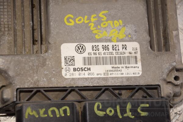Блок управления двигателем VW Golf 2.0tdi (V) 2003-2008 03G906021PR 402172 - 2
