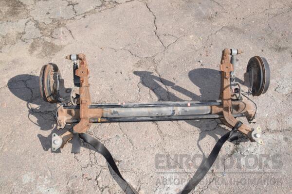Балка задня в зборі під барабани з ABS Citroen Berlingo 1996-2008 402485 - 4