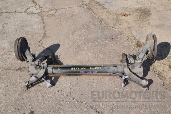 Балка задня в зборі під барабани без ABS Citroen Berlingo 1996-2008 402489 euromotors.com.ua