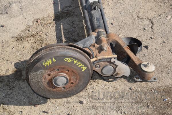 Балка задня в зборі під барабани з ABS Citroen Berlingo 1996-2008 402493 - 3