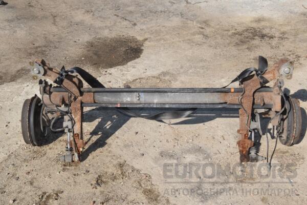 Балка задня в зборі під барабани з ABS Citroen Berlingo 1996-2008 402493 - 4