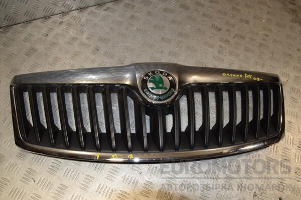 Решетка радиатора 09- (дефект) Skoda Octavia (A5) 2004-2013 1Z0853651C 402607 euromotors.com.ua