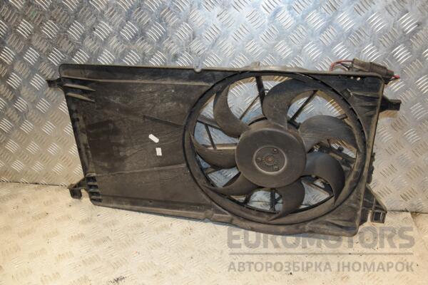 Вентилятор радиатора 7 лопастей в сборе с диффузором Ford Focus (II) 2004-2011 3M5H8C607RE 402850 - 2