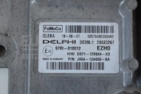 Блок керування двигуном Ford Kuga 2.0L Duratorq-TDCi 2012-2019 JV6A-12A650-BA it-13642 Дизель - 3
