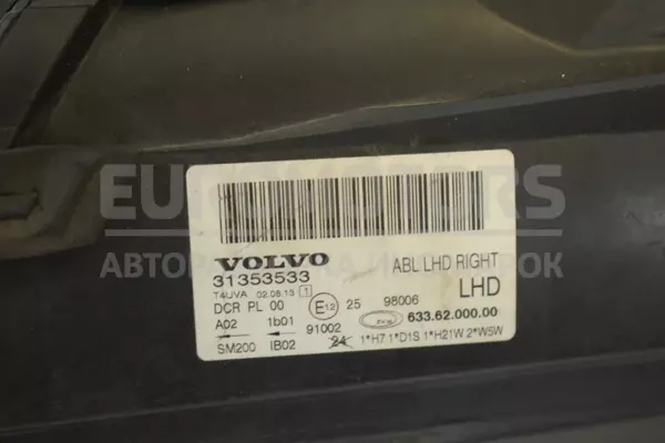 Правая фара Volvo V70 2.0 16V 2007-2016 31353533 it-13734 Бензин - 5