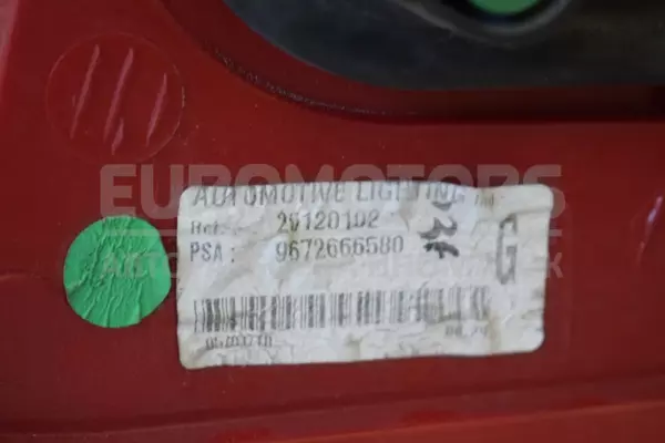 Левый задний фонарь Peugeot 5008 1.6 DCI 2009-2017 9672666580 it-13738 - 3