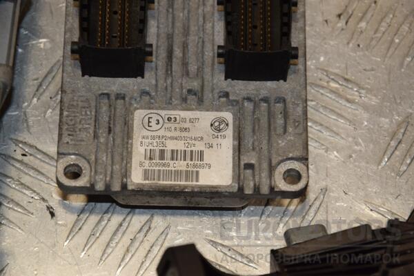 Блок управління двигуном комплект Fiat Punto Evo 1.4 8V 2010 51868979 403230 - 2