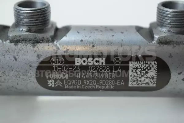 Топливная рампа с датчиком слева Land Rover Range Rover Sport 3.0tdi 2005-2012 9X2Q9D280FA it-13876 Дизель - 2