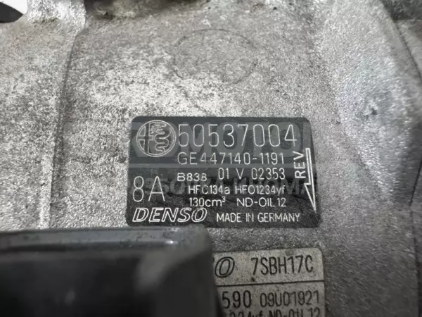 Компрессор кондиционера Alfa Romeo Stelvio 2.2tdi 2016 50537004 it-12401 Дизель - 4