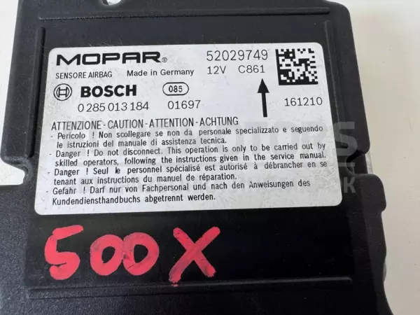Блок управления AIRBAG Fiat 500X 1.4 16V MultiAir 2014 52029749 it-12498 Бензин - 2