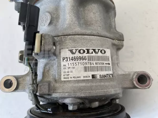 Компрессор кондиционера Volvo V40 2.0td D2 2012 P31469966 it-12565 Дизель - 4