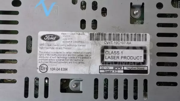 Автомобільне радіо CD+MP3/DVD/GPS Ford Kuga 2.0L Duratorq-TDCi 2012-2019 CV4T-19C107-XA it-13026 Дизель - 3