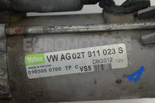 Стартерный двигатель VW Golf (V) 2003-2008 02T911023S it-13342 Бензин - 3