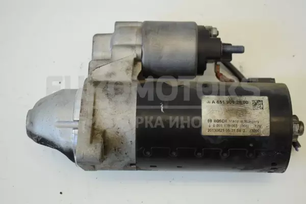 Стартерний двигун Mercedes C-class 2.2cdi (W204) 2007-2015 A6519062800 it-13350 Дизель euromotors.com.ua