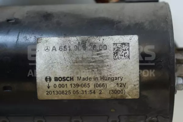 Стартерний двигун Mercedes C-class 2.2cdi (W204) 2007-2015 A6519062800 it-13350 Дизель - 3