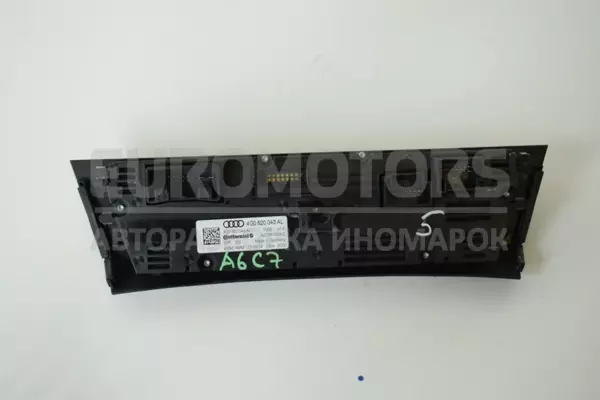 Блок управління кондиціонером Audi A6 3.0tdi (C7) 2011 4G0820043AL it-13440 Дизель - 2
