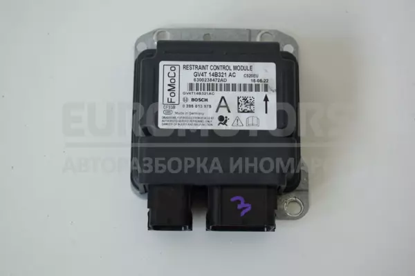 Блок керування подушкою безпеки Ford Kuga 2.0L Duratorq-TDCi 2012-2019 GV4T14B321AC it-13641 Дизель euromotors.com.ua