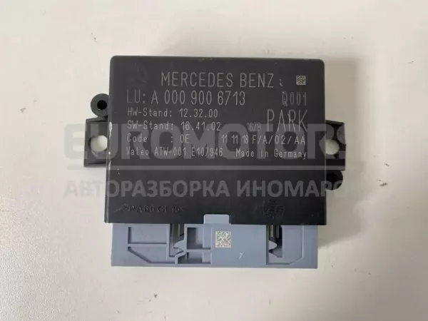 Блок управління датчиком паркування Mercedes Vito 2.2cdi (Bi-Turbo) (W447) 2014 A0009006713 it-11605 Дизель euromotors.com.ua