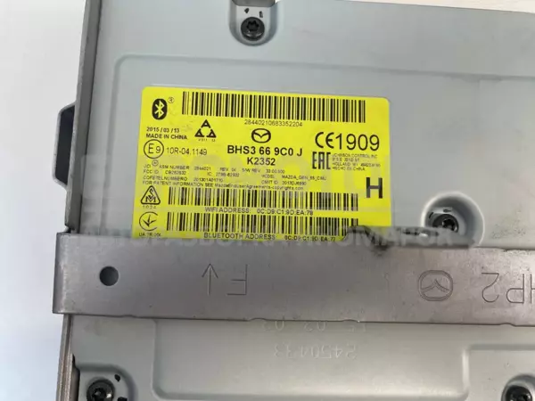 Дисплей автомобільного радіоприймача CD/DVD/GPS/навігатора Mazda 3 2.2tdi 2013-2019 BHS3669C0J it-11774 Дизель - 5