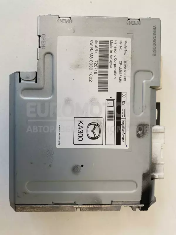 Блок керування автомобільним радіоприймачем CD/DVD/GPS/навігатором Mazda 3 2.2tdi 2013-2019 BJM866DRX it-11809 Дизель - 2