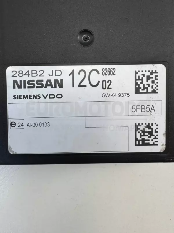 Блок управления комфортом Nissan Qashqai 2.0dCi 2007-2014 284B2JD it-11872 Дизель - 3