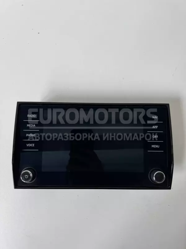 Дисплей автомобильного радиоприемника CD/DVD/GPS/навигатора Skoda Karoq 2.0tdi 2017 565919605B it-12158 Дизель euromotors.com.ua