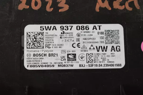 Блок управления комфортом MQB Seat Leon 2.0 TDI 2020 5WA937086AT it-13285 Дизель - 2