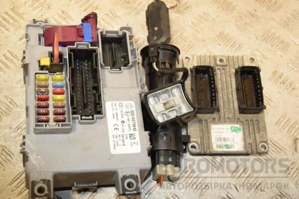 Блок управління двигуном комплект Fiat 500 1.2 8V 2007 51819346 405425 euromotors.com.ua