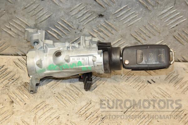 Замок зажигания в сборе ключ Skoda Octavia (A5) 2004-2013 1K0905851B 405546 euromotors.com.ua