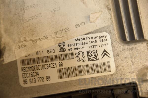 Блок керування двигуном Peugeot 307 1.6hdi 2001-2008 9661377280 405585 - 2