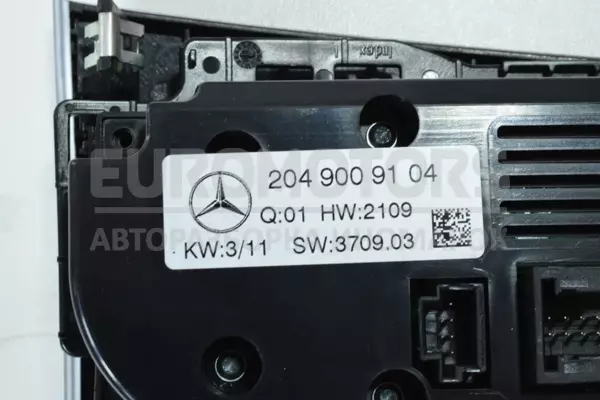 блок климат-контроля Mercedes C-class 2.2 CDI (W204) 2007-2015 A2049009104 it-13949 Дизель - 3