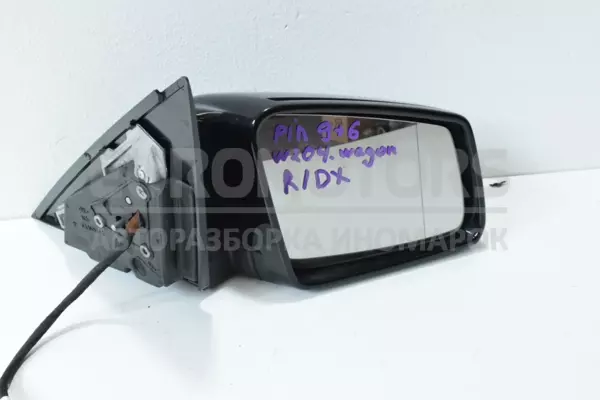 Праве дзеркало 9+6 PIN Mercedes C-class 2.2 CDI (W204) 2007-2015 A31601640000E it-13955 Дизель - 2