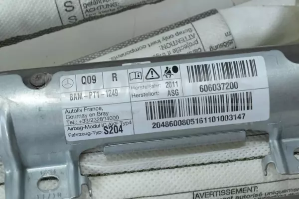 Права бічна подушка безпеки Mercedes C-class 2.2 CDI (W204) 2007-2015 606037200 it-13958 Дизель - 2